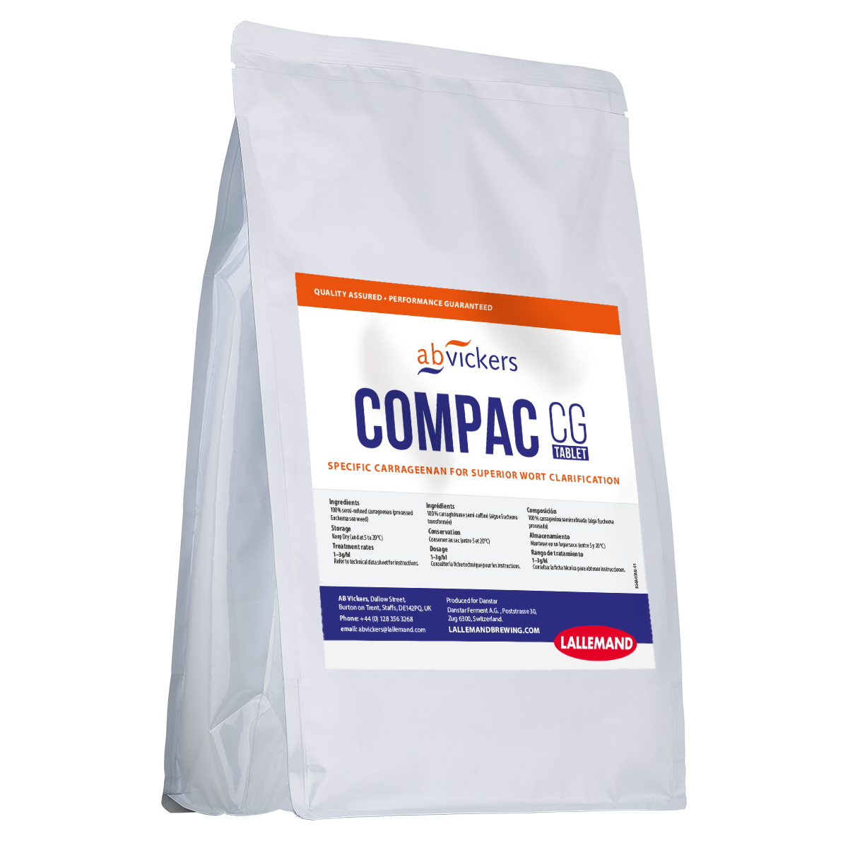Compac CG Kettle Fining Agent - Tablets